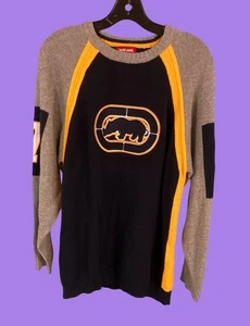 ECKO UNLIMITED Mens Sweater (Large) w/ Rhino Skull Cap (S-XL)- NWT - Picture 1 of 7