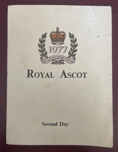 1977 Royal Ascot Second Day Race Card. FREE POST - Picture 1 of 6