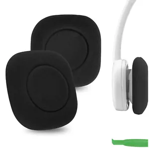 Geekria Foam Ear Pads for Logitech H150 H151 H130 H250 Headphones (Black) - Picture 1 of 6