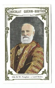 Sir W. Vaughan - Lord Maire -- Chromo Chocolat Guérin-Boutron - Trade card - Imagen 1 de 2