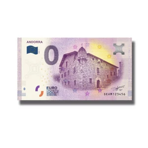 2018 Andorra Seam 2018 - 1 Euro Billet Souvenir Banknote Euro Schein  - Bild 1 von 1