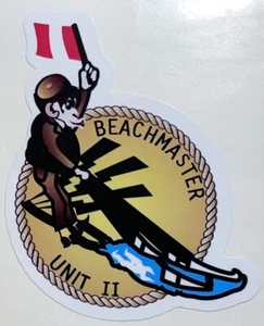 USN BMU-2 Beachmaster Unit II Sticker Waterproof D973 - Picture 1 of 1