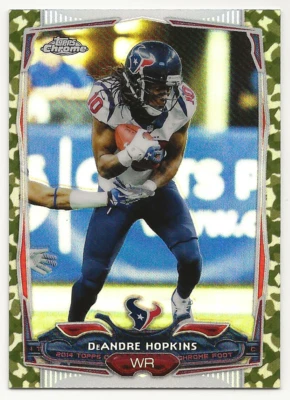 2014 Topps Chrome #40 DeAndre Hopkins (MINI) CAMO 22/99 TEXANS - Image 1 of 3