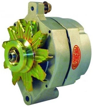 NUEVO ALTERNADOR POWERMASTER, ACABADO NATURAL, CORREA V, 140 AMPERIOS, FORD MUSTANG, T-BIRD Foto 1 de 1