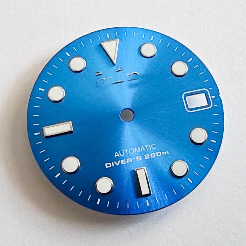 SUB Dial for SKX007, fits NH35, C3Lume, Blue - Image 1 of 1