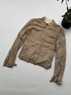 Armani Jeans Vintage Leather Jacket Women’s Size 4 - Image 1 of 4