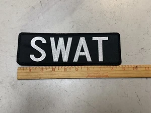 CUSTOM MADE Embroidered Swat Hook And Loop Tactical Patch 9"x3" - Picture 1 of 2