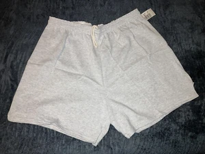 Vintage Russell Athletic grau Sweatshorts 2XL Gym Shorts Made USA 50/50 neu mit Etikett -B1 - Bild 1 von 9