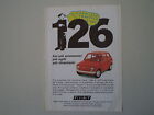 advertising Pubblicit 1973 FIAT 126