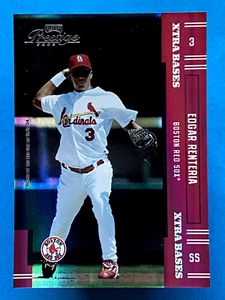 Playoff Prestige Xtra Bases 2005 púrpura/150 Edgar Rentería #3 - Imagen 1 de 2