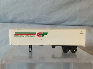 N 1:140 scale Con-Cor Semi Truck Box Delivery Trailer Consolidated Freightways - Picture 1 of 6