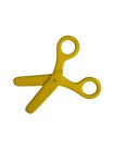 Vtg 1980?S Scissors Hair Clip Hair Accessories Yellow Large Statement 4.5?