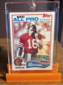 Joe Montana 1982 Topps All-Pro 488 49ers Pack Fresh