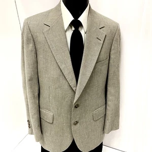 Vtg 50 60's Men Gray Hollywood Sport Coat ATOMIC FLECK Jacket ROCKABILLY Blazer - Picture 1 of 4