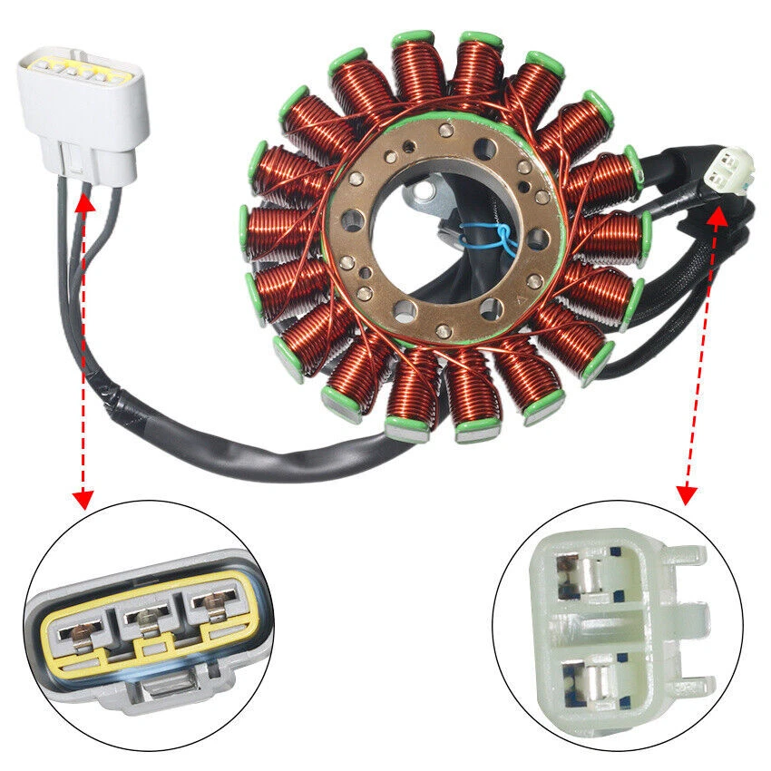 Bobina de estator de motocicleta para Triumph Street Triple 765RS 17-2020 T1300205 T1300057 Foto 1 de 4