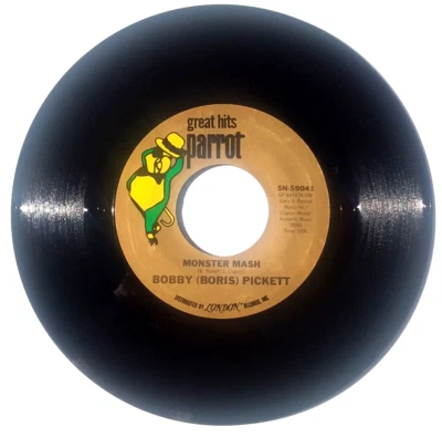 BOBBY BORIS PICKETT - Monster Mash -  Vinyl 45 1966 Parrot London 5N-59041 - Image 1 of 4