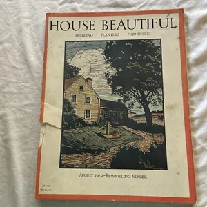 August 1929 House Beautiful Magazine - Picture 1 of 2