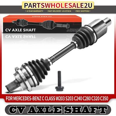 Conjunto de eje delantero LH CV para Mercedes-Benz C240 C320 2003-2005 C280 C350 Foto 1 de 4