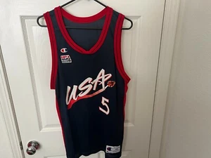 Camiseta Auténtica Vintage Champion Grant Hill EE. UU. #5 NBA Talla 44 - Imagen 1 de 6