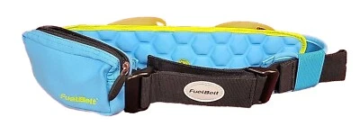 Cinturón de combustible FUELBELT Portabotellas Corredores Hidratación CINTURÓN 2 BOTELLAS 1 BOLSA Bluegrn Foto 1 de 4