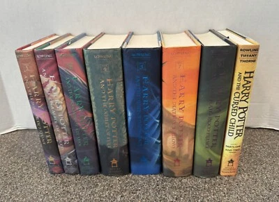 Harry Potter Complete Hardcover Book Set 1-7+8 J.K. Rowling 1st American Edition - Image 1 of 4