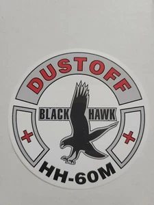 HH-60M BlackHawk DUSTOFF Window Wall LockerDecal 4" - Picture 1 of 1