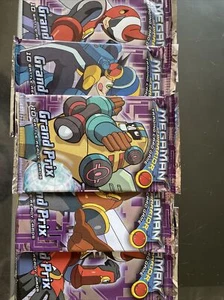 Megaman NT Warrior Trading Card Game Grand Prix Brand New Sealed. 5 Pack Lot - Picture 1 of 1