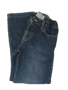 Boys Pants Jeans PLACE Husky Straight Size 10 Adjustable Waist Dark Denim EUC