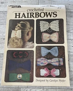CROCHET Hairbows Patterns 1997 Leisure Arts t650 - Picture 1 of 5