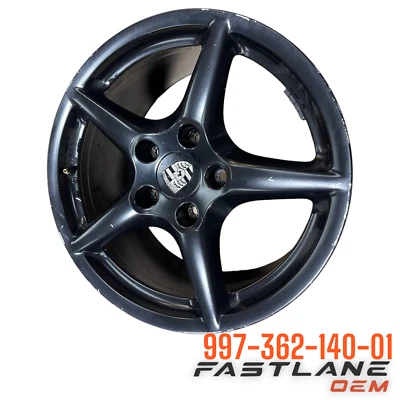 Llanta trasera de aleación Porsche 911 2005-2008 ET58 10X18 usada OEM 997-362-140-01 Foto 1 de 4