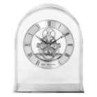Widdop Silver Arch Płaszcz Szkielet Movement Coat Clock W2028S