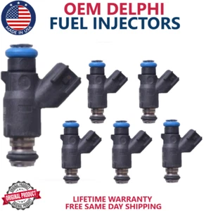 x6 OEM DELPHI FUEL INJECTORS FOR 2007, 2008 Saturn Vue 3.5L V6  #12592648 - Picture 1 of 3