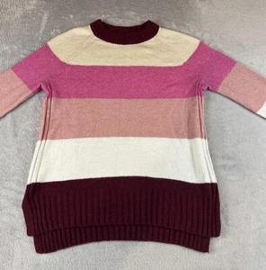 Time and Tru Mujer Manga Larga Colorblock Suéter Talla M - Imagen 1 de 8