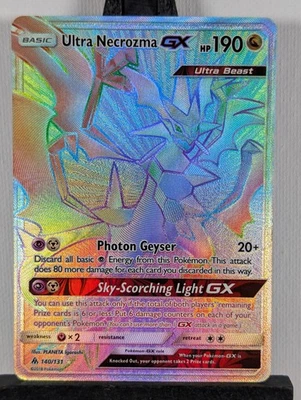 Ultra Necrozma GX (Secret) 140/131 - Pokemon SM - Forbidden Light - Image 1 of 2