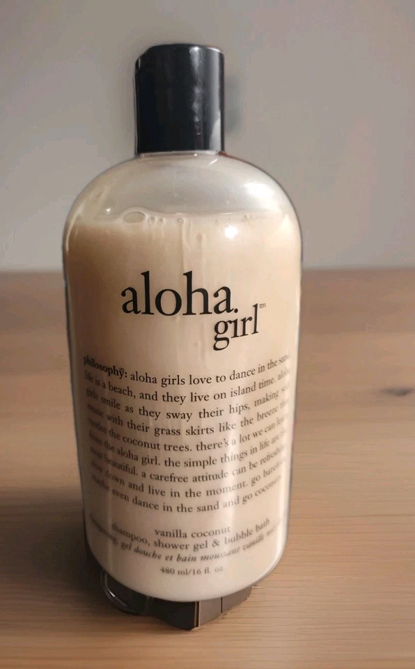 Philosophy aloha girl 3In1 shampoo, shower gel & babble bath 16Oz New Sealed - Image 1 of 3