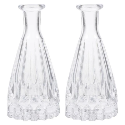  Kleine Flaschen Dekoflasche Glas Blumenflasche Dekorative Glasflasche - Bild 1 von 4