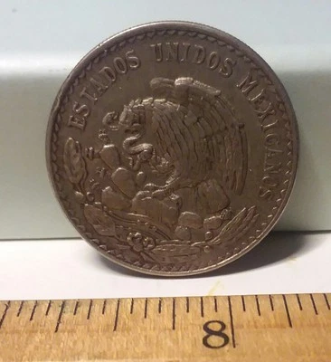 Peso de prata México - 1947 - 070225 - Imagem 1 de 2