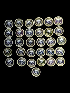31 Buffalo Sabres Stickers Decal NHL Hockey 2.25” X 2.25” - Picture 1 of 2