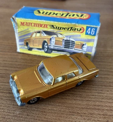 Matchbox Superfast No46 Mercedes 300 SE  Excellent Condition In Box - Image 1 of 4