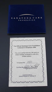 Vintage 1999 Collector's Ornament Spit And Spat Saratoga Springs, NY - Picture 1 of 7