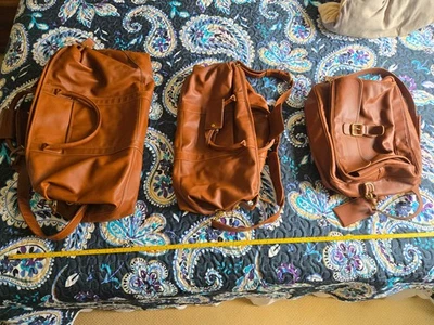 COACH Vintage Cabin Luggage Set Bag 502/503/518 Leather w/Brass - Image 1 of 4