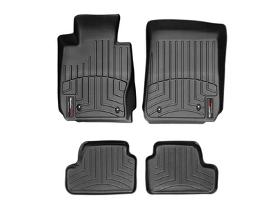 Forro de piso WeatherTech para BMW 328i 2007-2013 - 1ª y 2ª fila, negro Foto 1 de 4