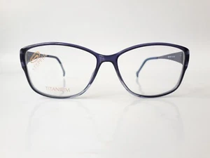 Gafas Stepper Mujer Azul Plástico Titanio Cuadrado Mod.30107 Col.552 NUEVO - Imagen 1 de 10