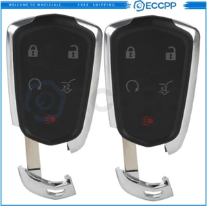 2 For Cadillac SRX 2015 2016 Remote Keyless Entry System HYQ2AB 5 Buttons - Picture 1 of 9