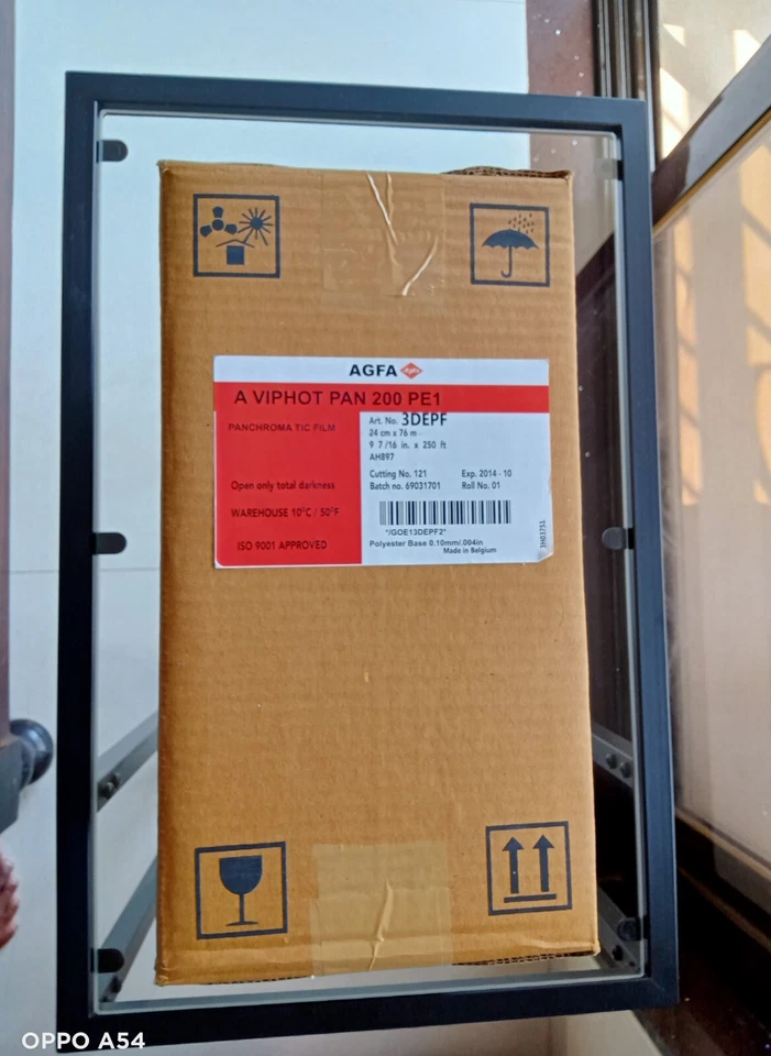 AGFA AVIPHOT PAN 200 PE 1 Panchromatic Film 24 cm x 76 Mtr - Image 1 of 4