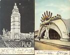 Pc10574 Postcard Coney Island New York Two Postally Used 1906 Poor Condition