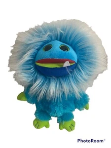 TY Beanies Frizzys Zang Monster 9" peluche morbido peluche 2015 blu/verde - Foto 1 di 6