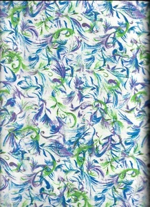 45" 100% cotton novelty fabric "whisp" by Choice Fabrics - Picture 1 of 6
