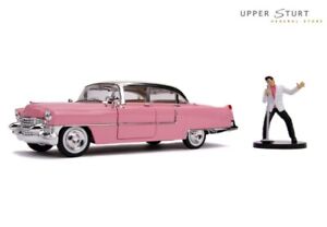 Elvis With Pink 1955 Cadillac Fleetwood 1:24 Scale Jada Diecast EXPERT PACKAGING