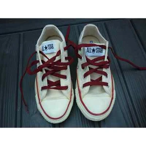 Vintage Converse Chuck Taylor USA All Star Sz 3.5 White 1970s Low EXCELLENT - Picture 1 of 10